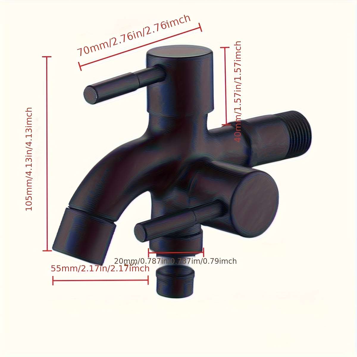 Heavy-Duty Outdoor Faucets Silvery