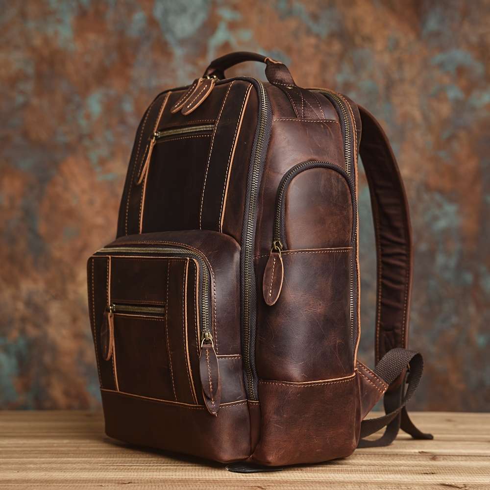 Men S Backpack Retro Coffee