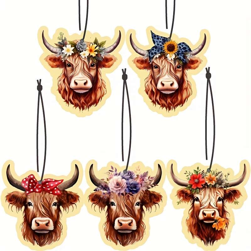 Car Interior Decor  6Pcs