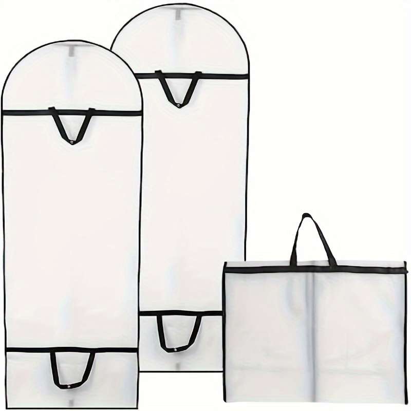 Clothing Dust Bags Color 2Pcs White