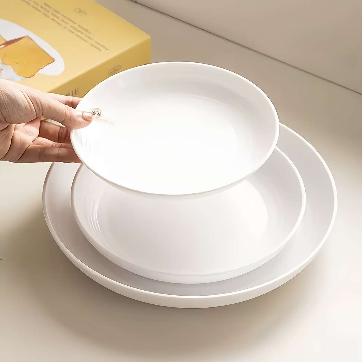 Bowl Model Medium Items3Pcs White