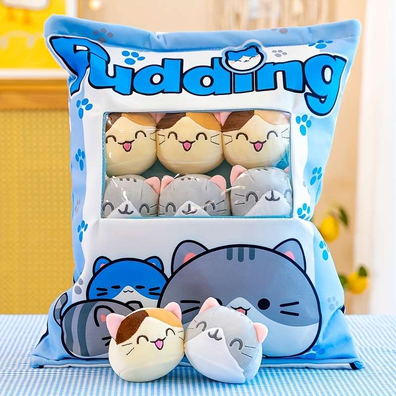 Plush Toys Color White Cat