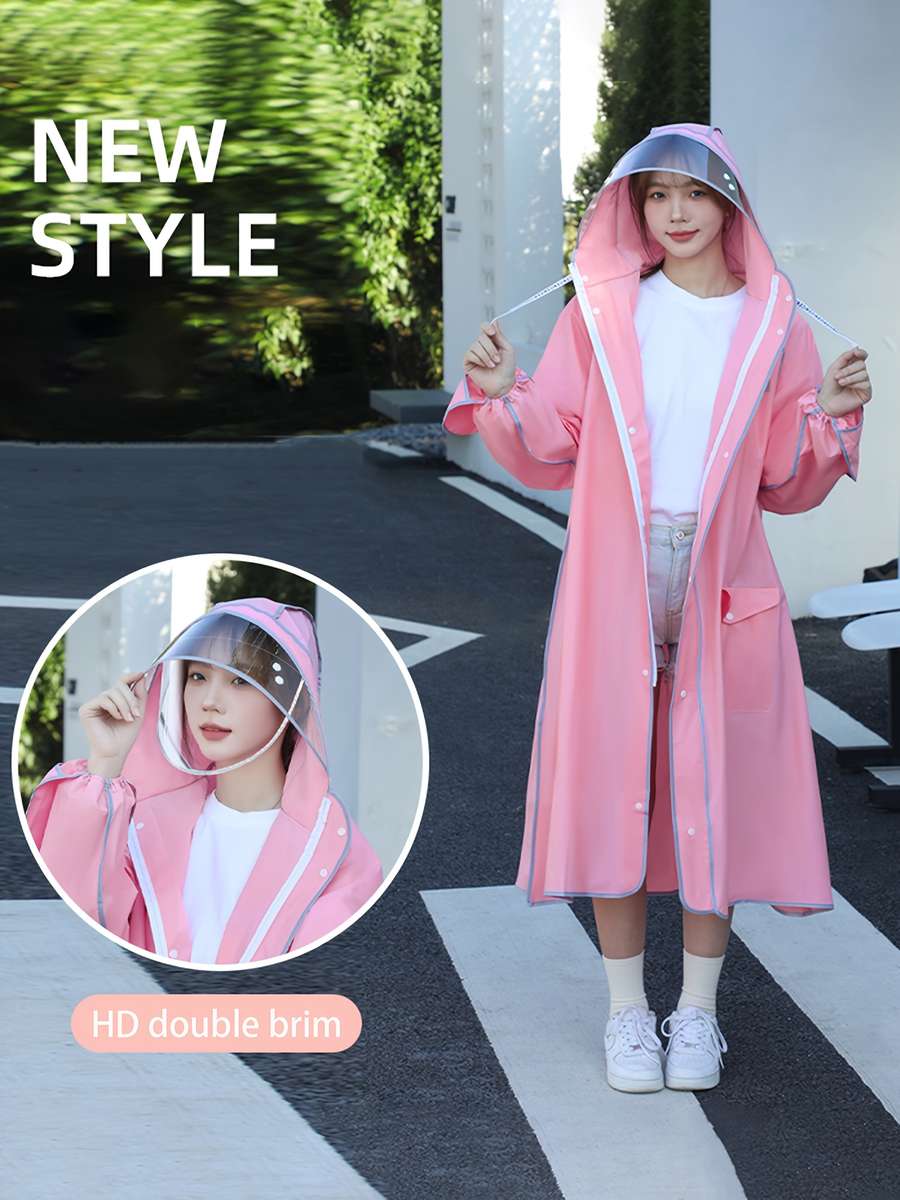 Raincoat Sky Blue Size Asian L