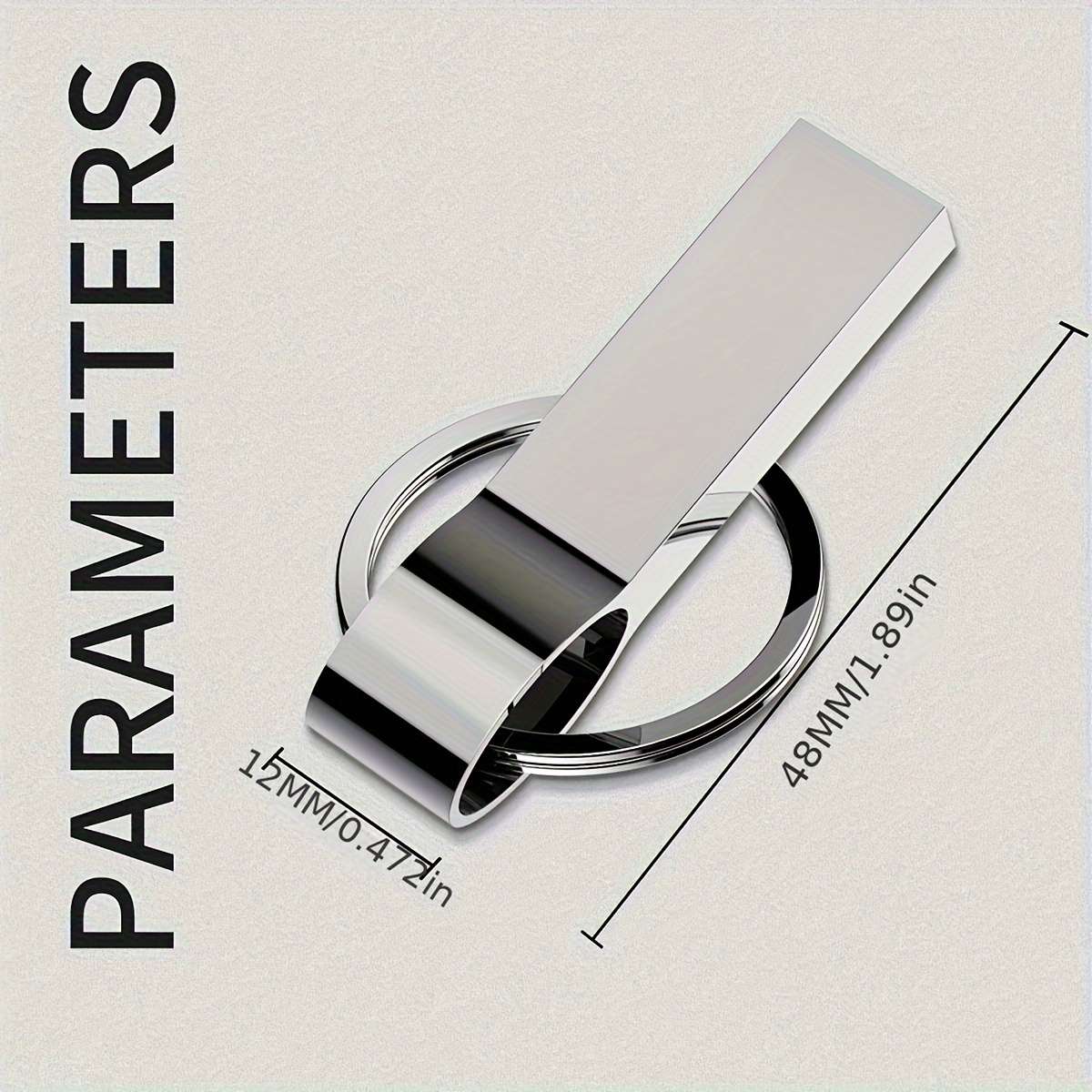 Usb Flash Drive Color Silvery Capacity 2Gb 5Pcs