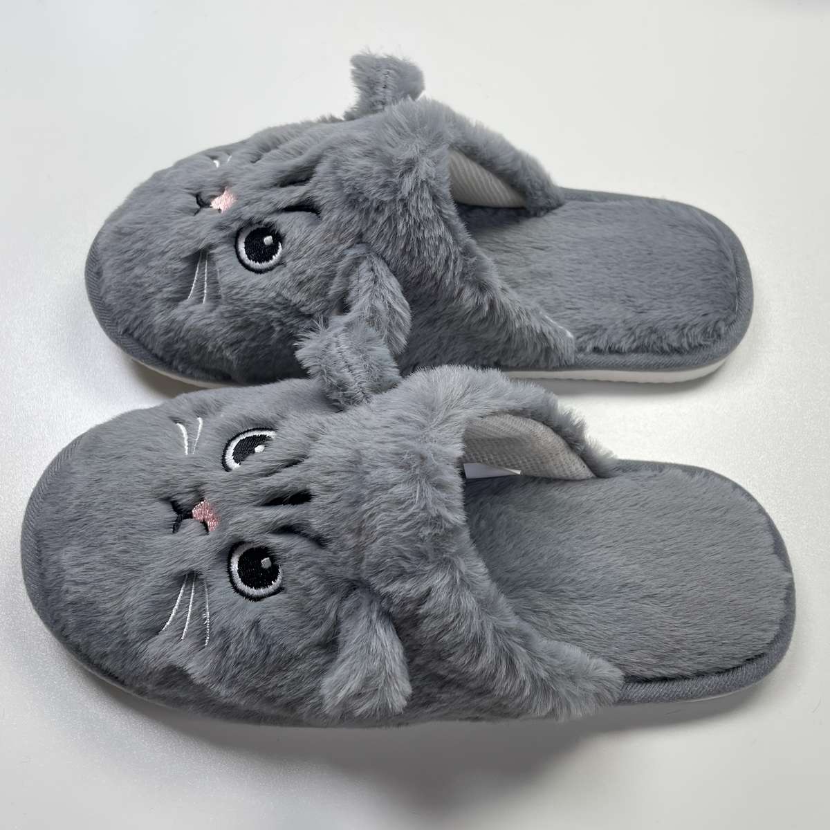 Cotton Slippers Color Grey Sizeuk 6.5-7