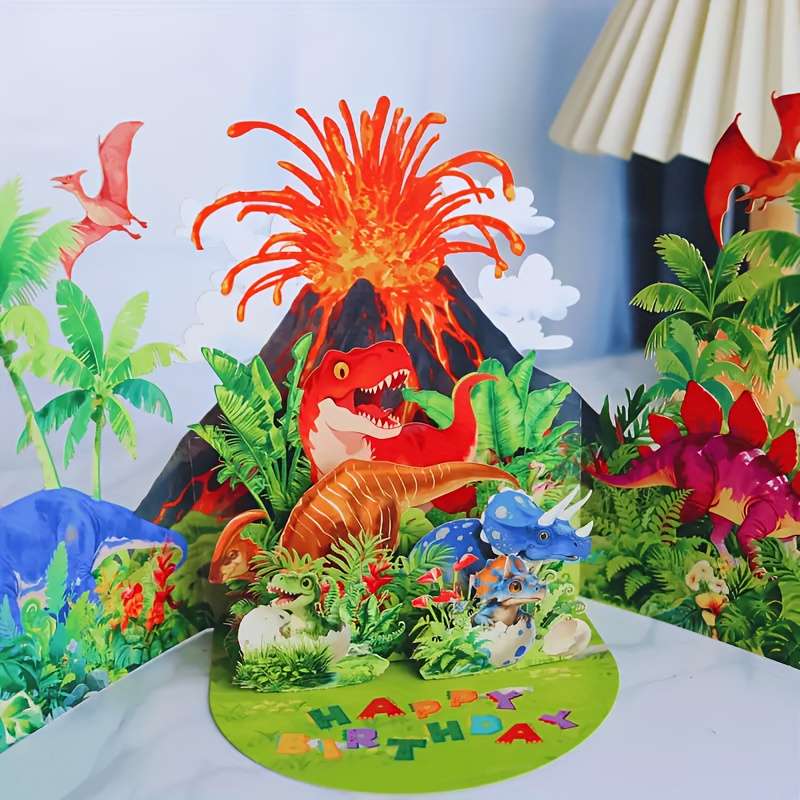 Greeting Cards Style Dinosaurs