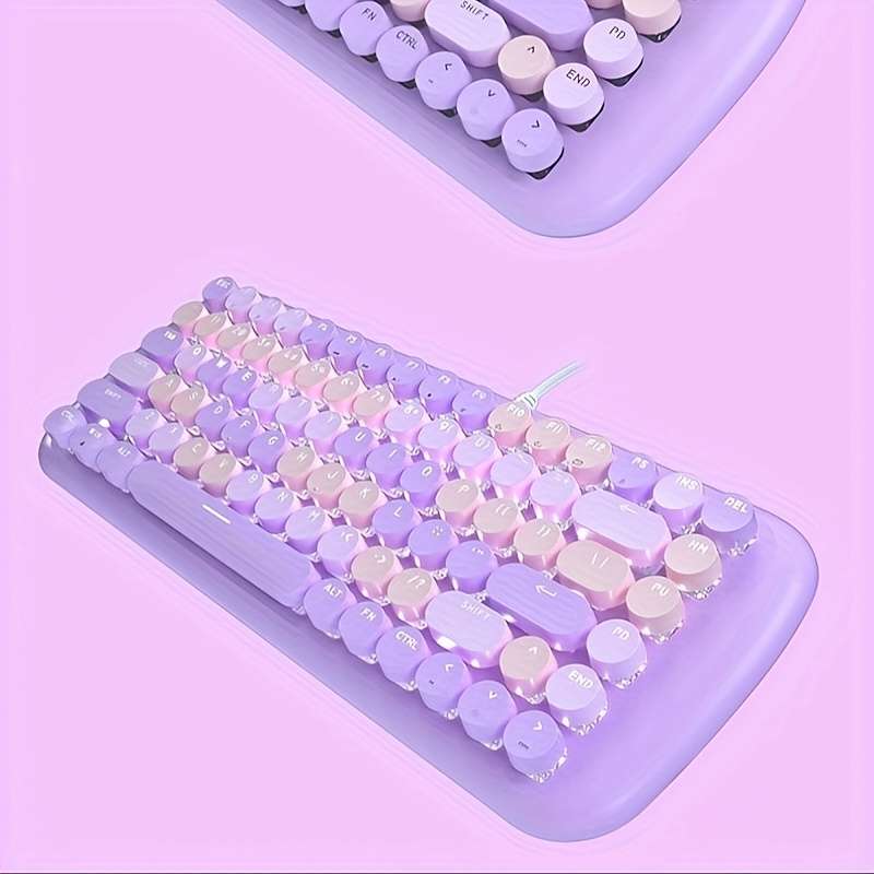 Keyboard Color Sky Blue Mixed Colors