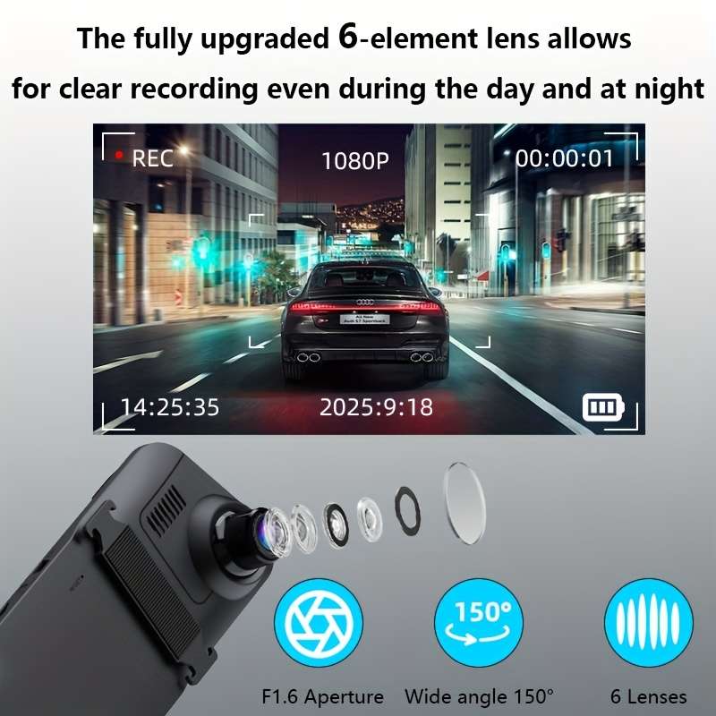 Dashcam Items Front Camera  Add  32G Card