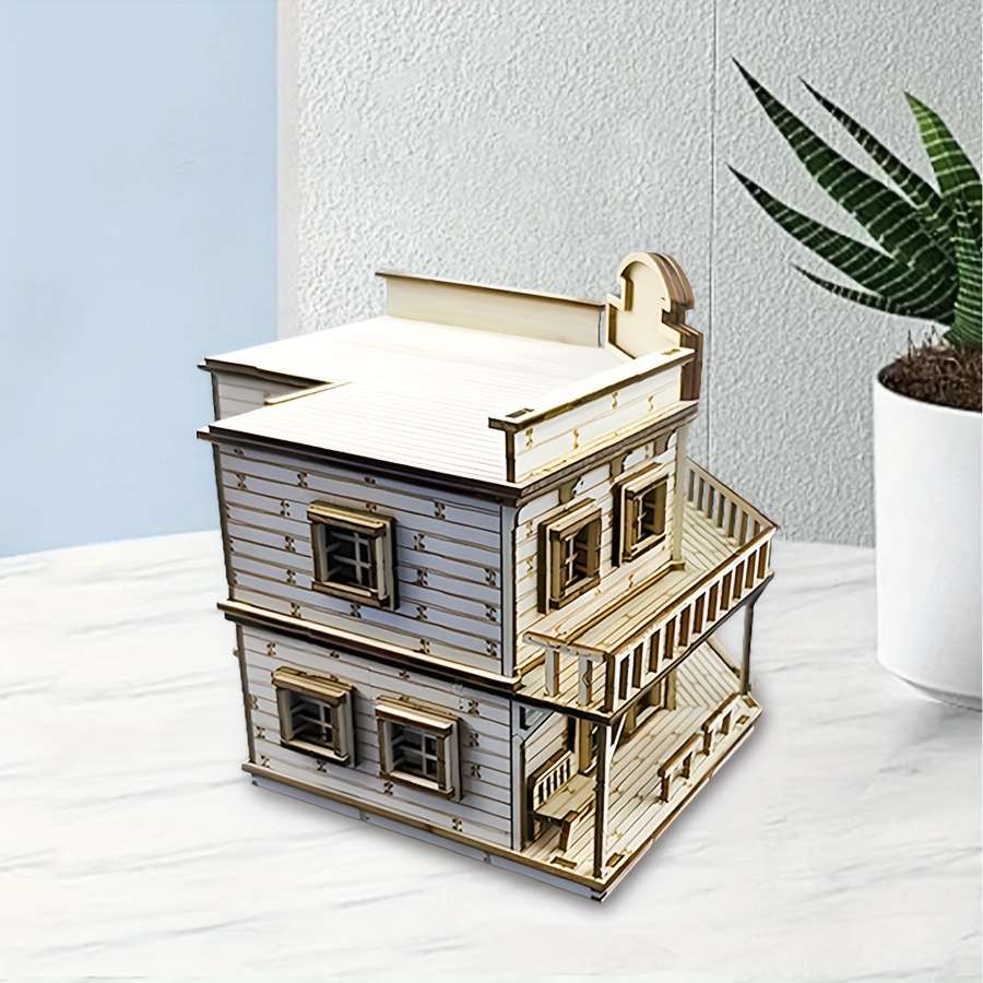 Building Toy Architectural Model Toy Set Material Wooden