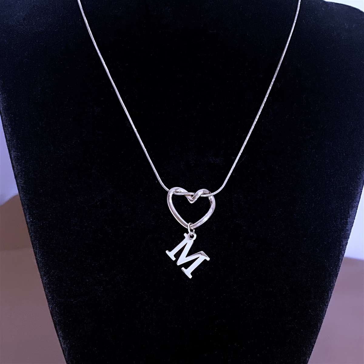 Zinc Alloy Heart Shaped Pendant