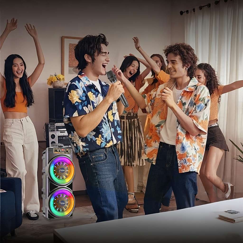 Smart Featuring Crystal Sound 8000W Karaoke Speaker With For Outdoor Party
