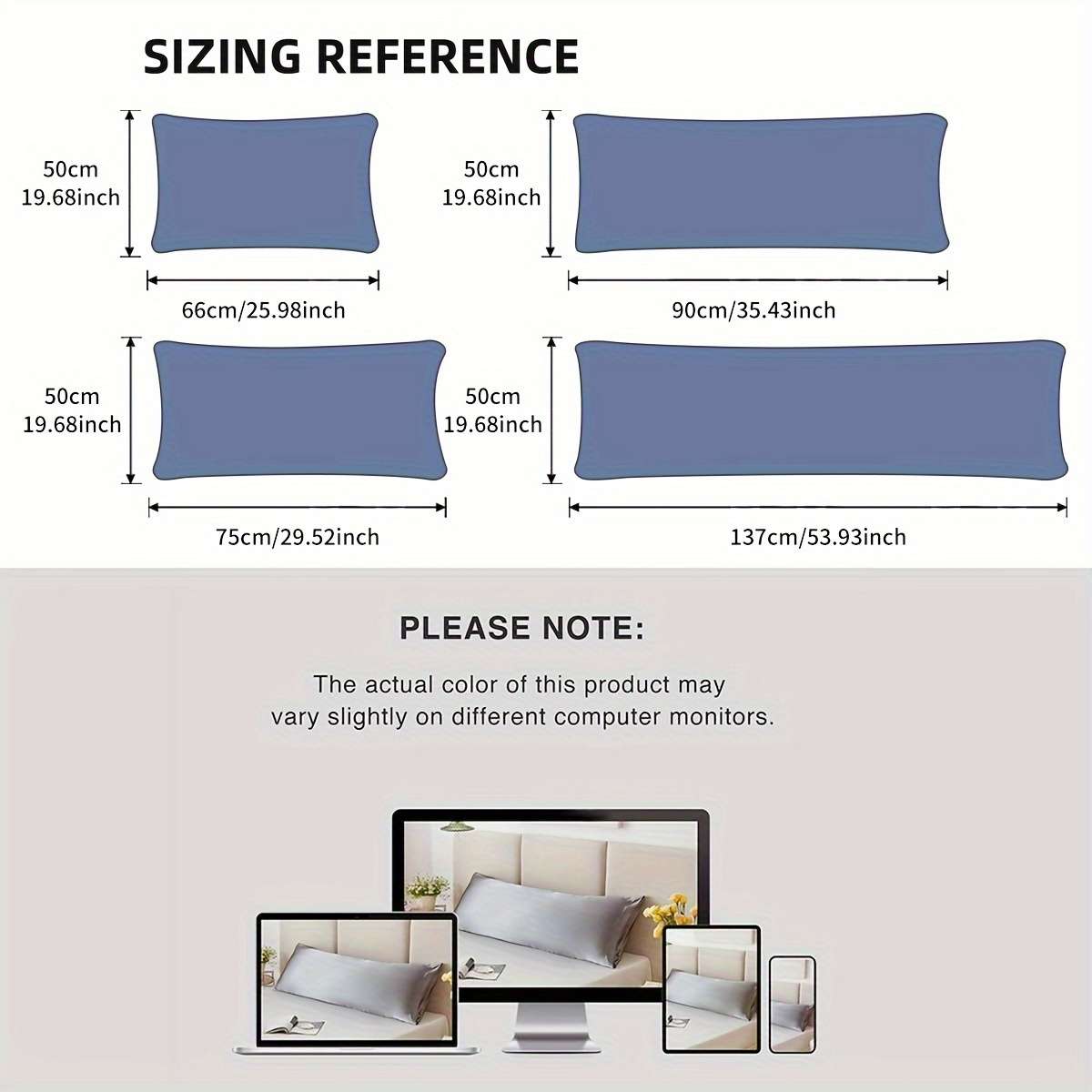Satin Pillowcase Color 7Golden Size50Cm*66Cm