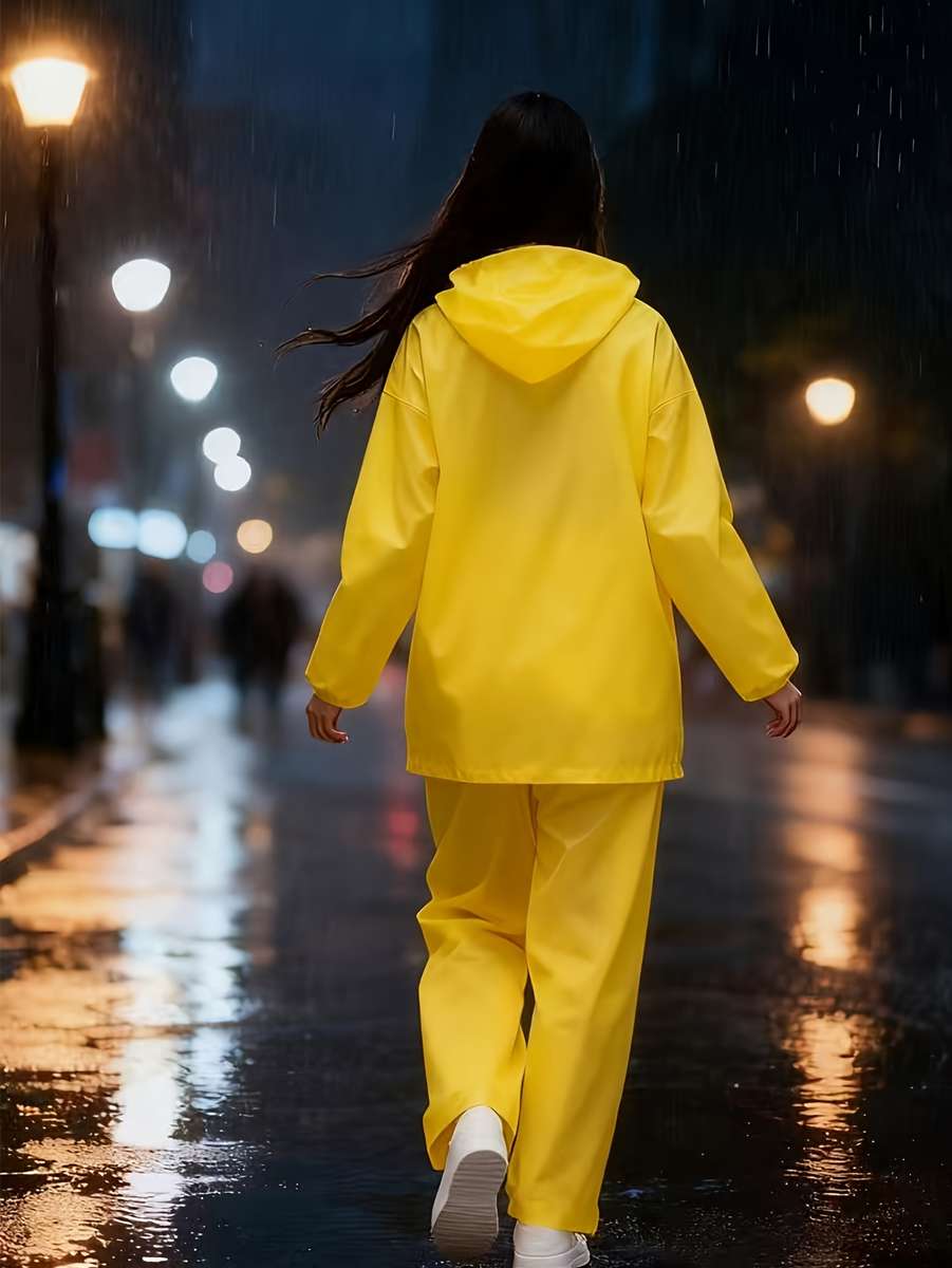 Raincoat Grey Size Asian Onesize