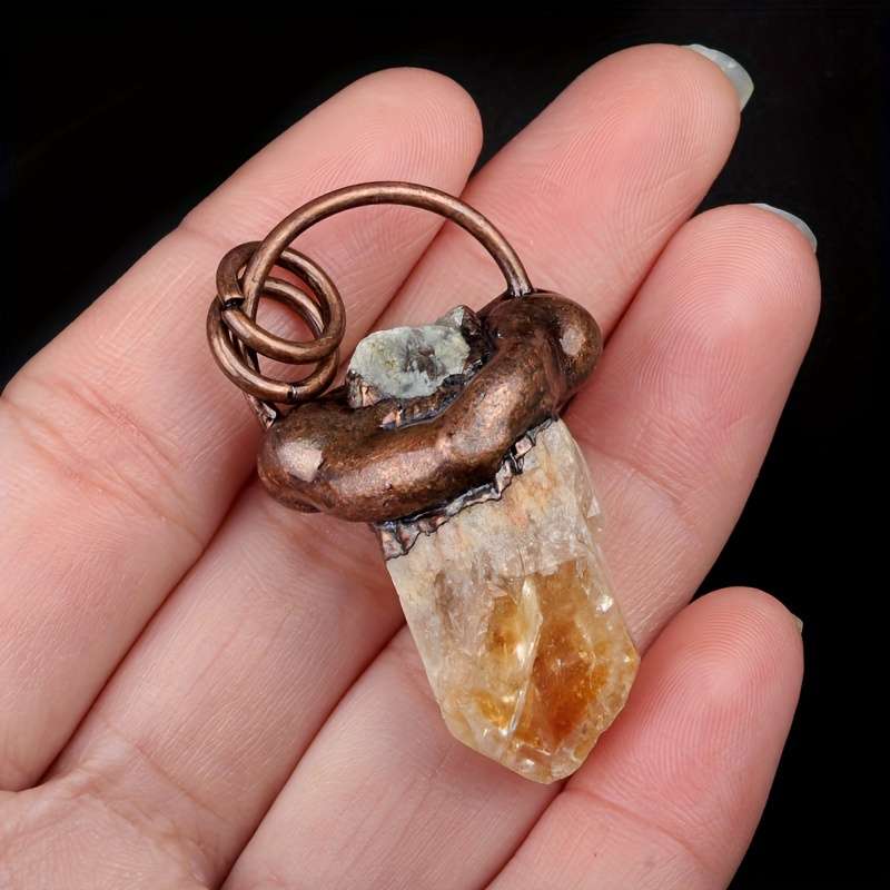 Womens Necklace Color 2. Citrine