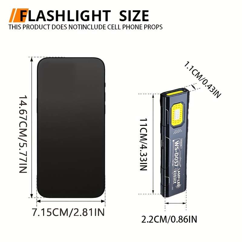 Portable Lamp Items 3Pcs Mini Flashlight
