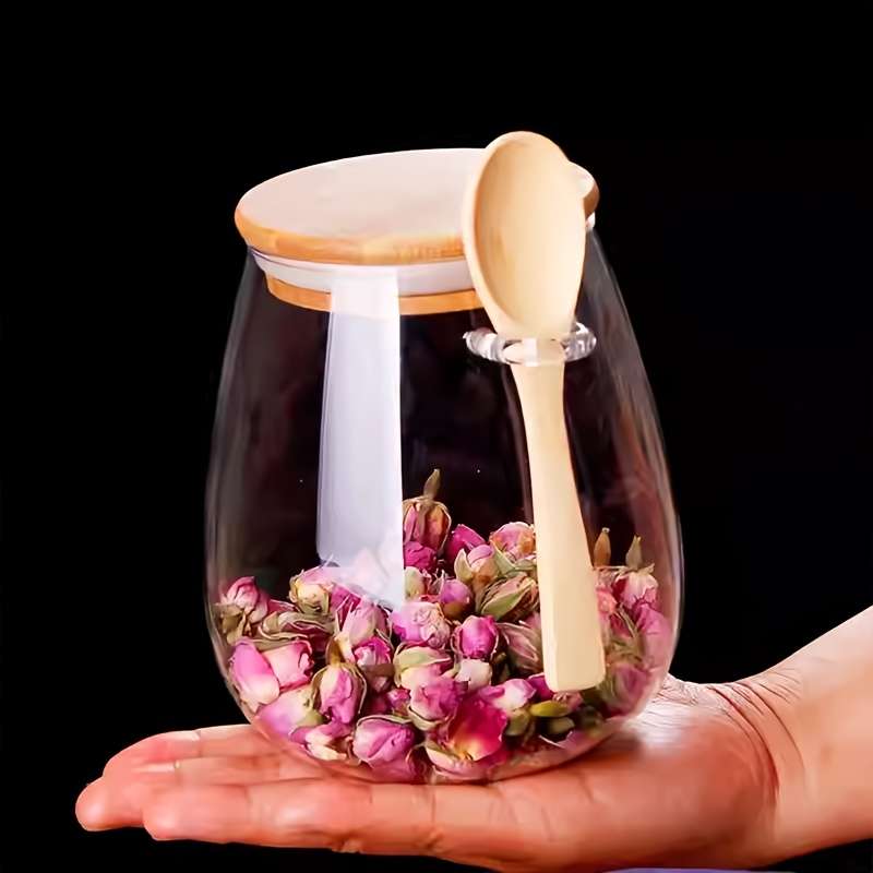 Sealed Jar Quantity 3 Pieces Jar  Lid  Spoon