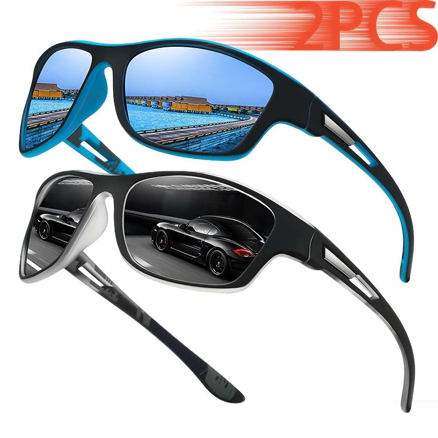 Cycling Glasses Color 2Pcs Greenmirror Black