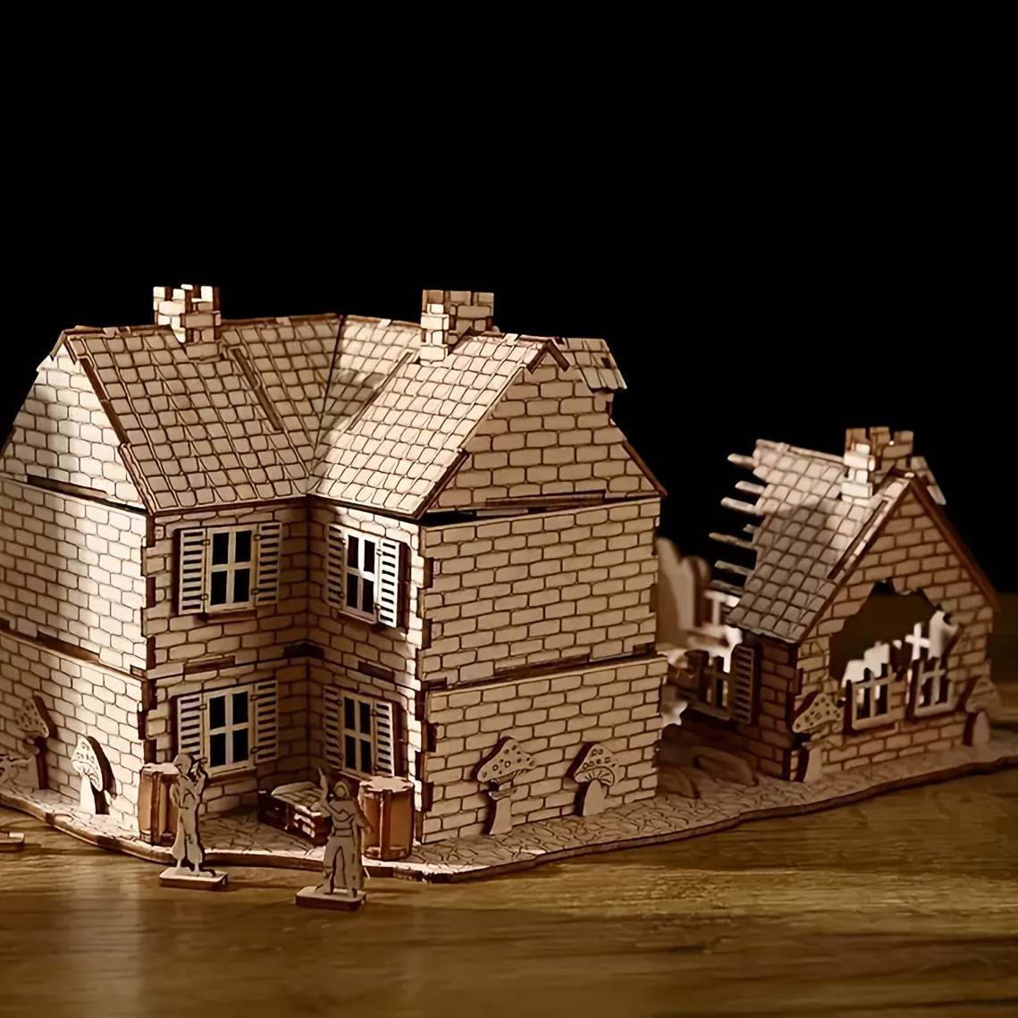 Building Toy Architectural Model Toy Set Items Peace House