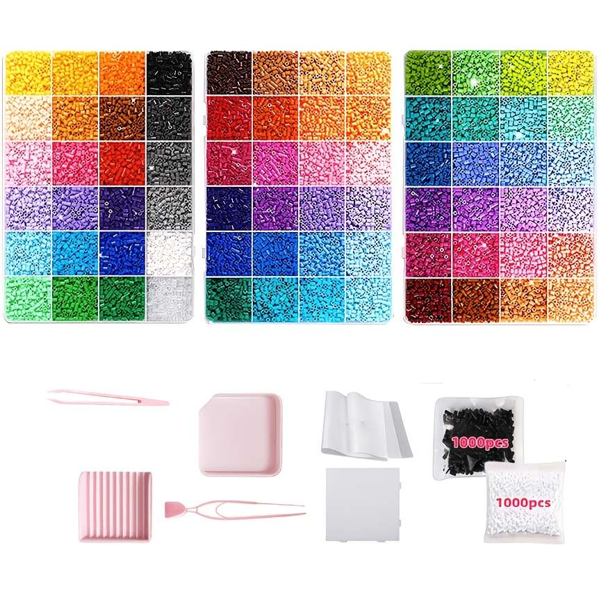 Perler Bead Set 36000Pcs  72 Colors  Tool Set
