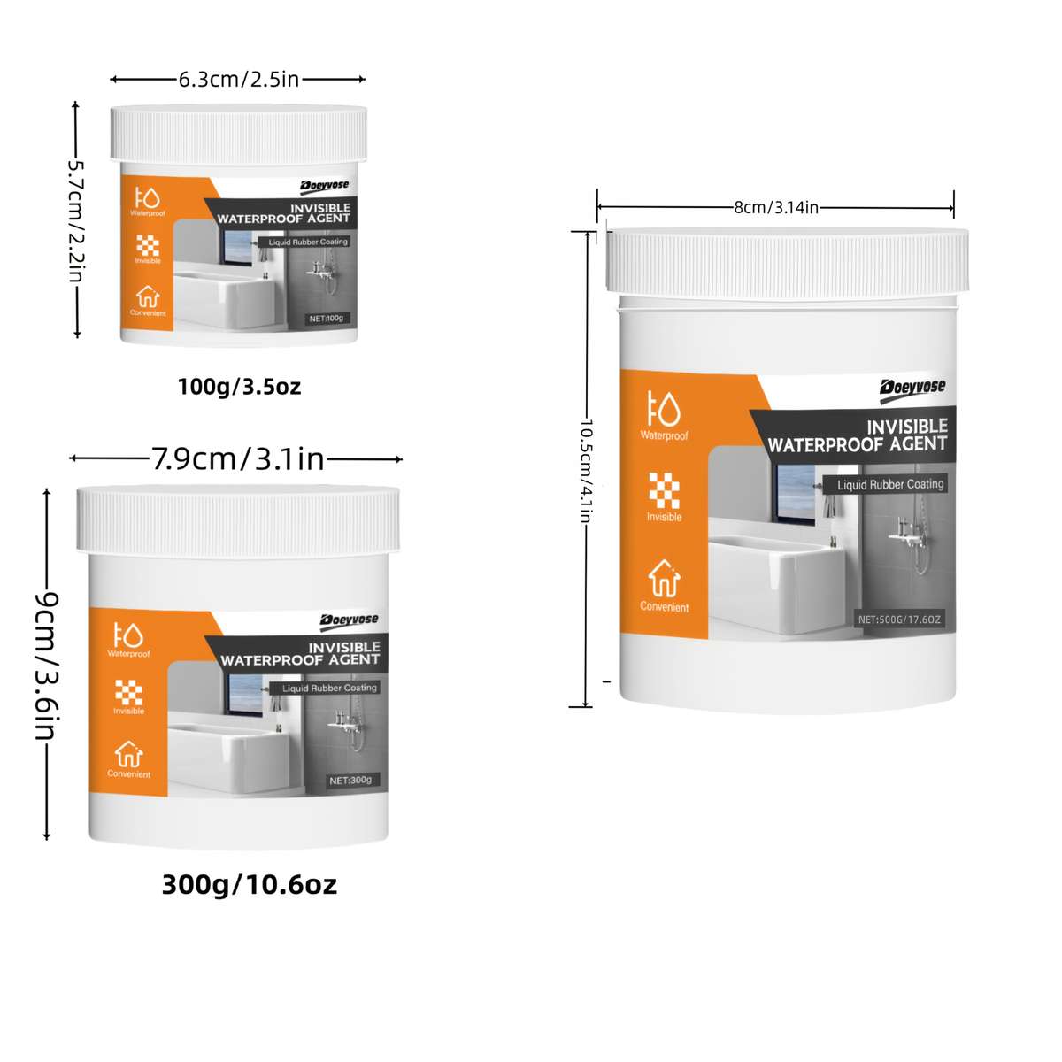 Waterproof Repair And Sealing Supplies Capacity 500G