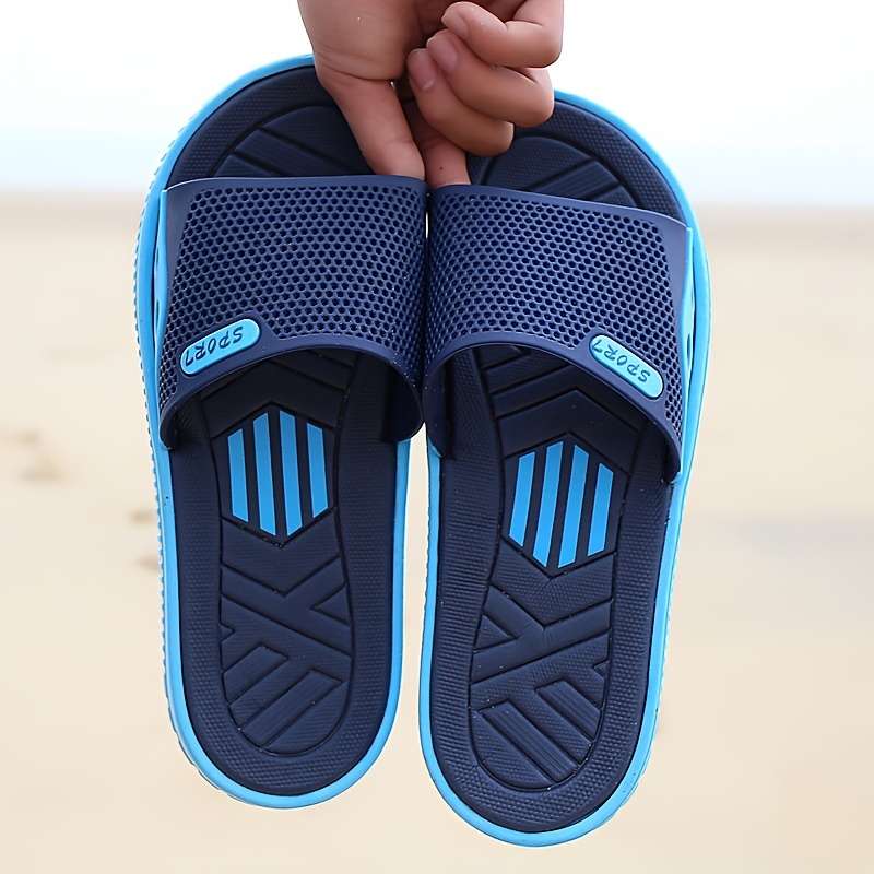 Men Slippers Summer Style Green Size Uk 7