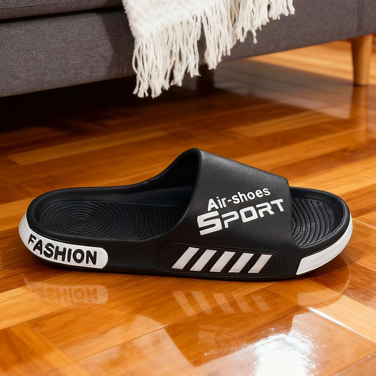 Men Slippers Summer Style White Size Uk 7.5