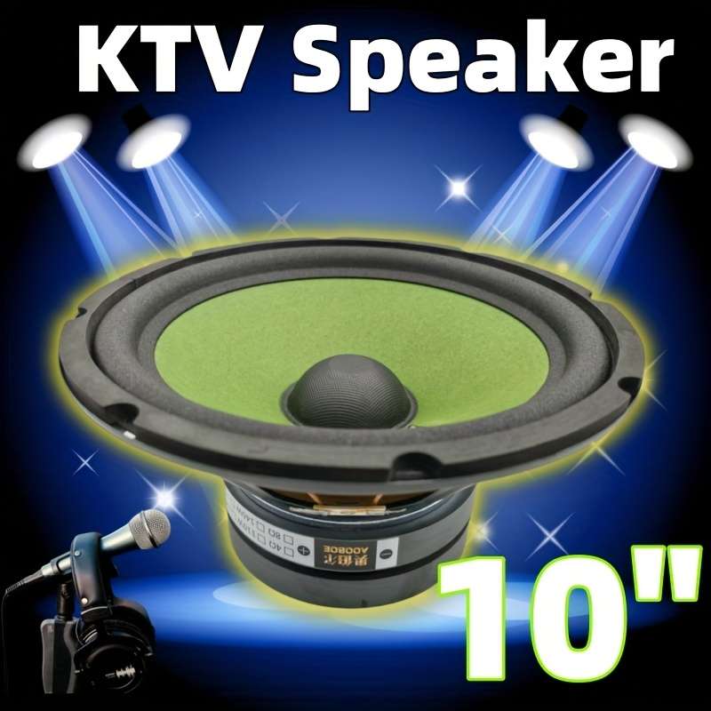 Speaker Items 10 Inches   Green High End Paper Cone   140Mm Double Magnetic Steel   200W