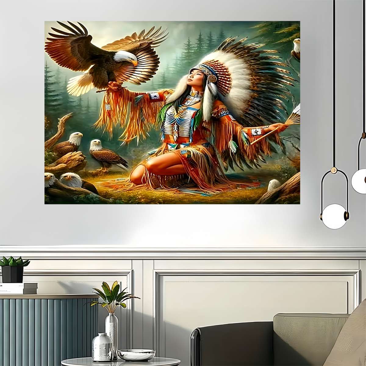 1000pcs Premium Eagle DIY Jigsaw Puzzle Thick Durable Seamless for Adults Perf