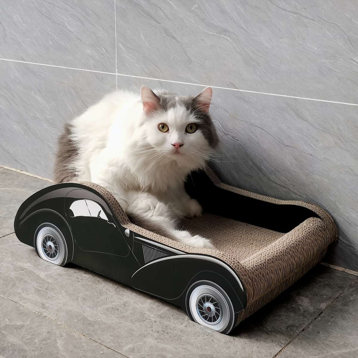 Pet Supplies Items 500 Black Split  Back Sports Car Sofa