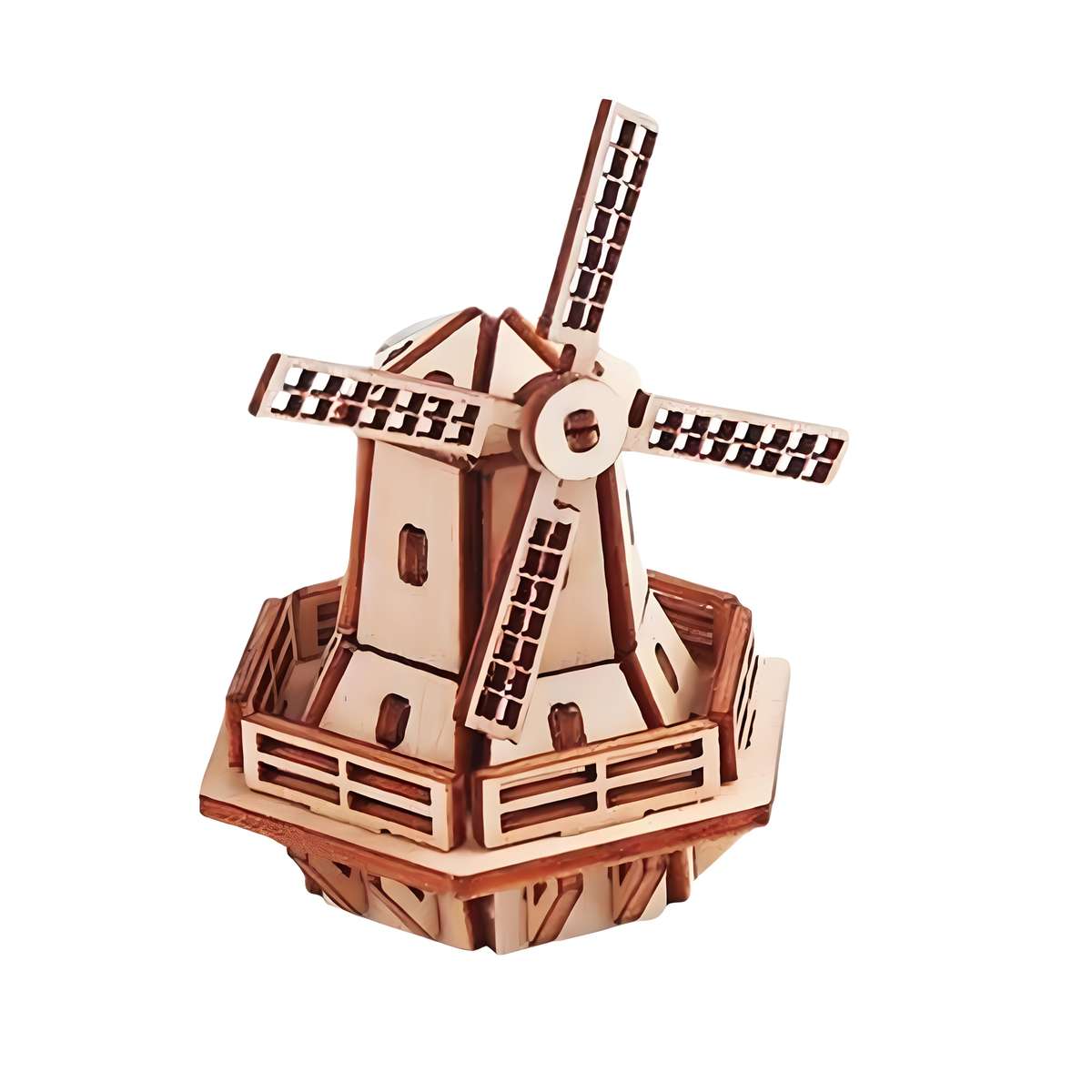 3D House Model Ornaments Items Windmill