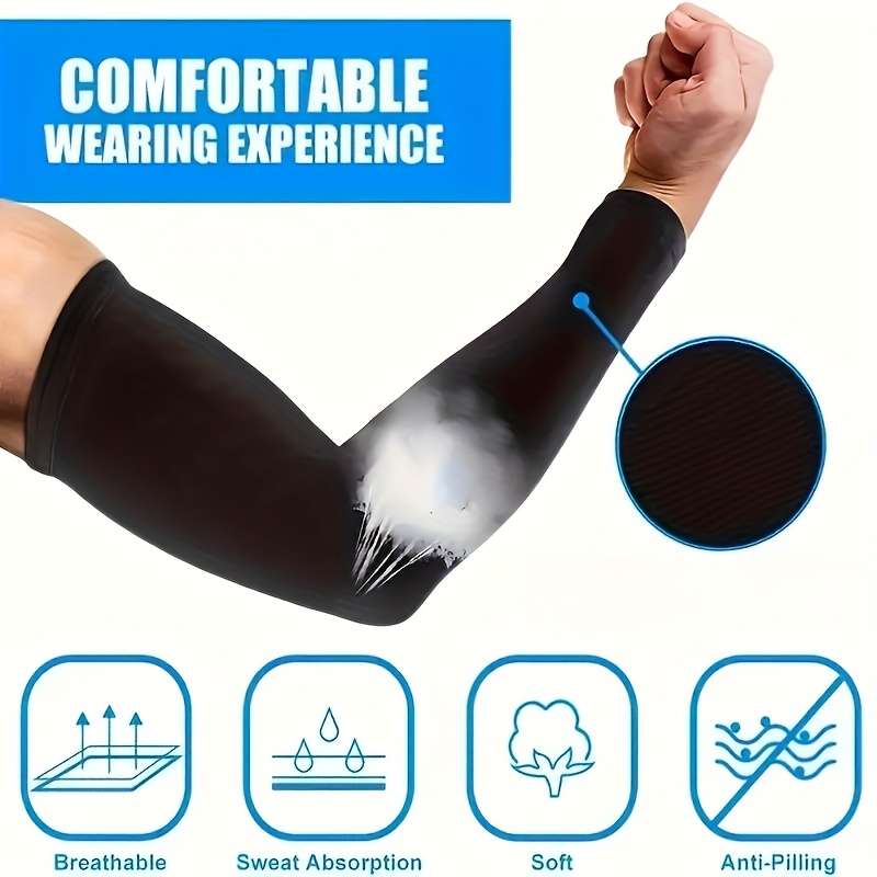 Sunscreen Sleeves Color 2Pairblack White Quantity 1 Pair