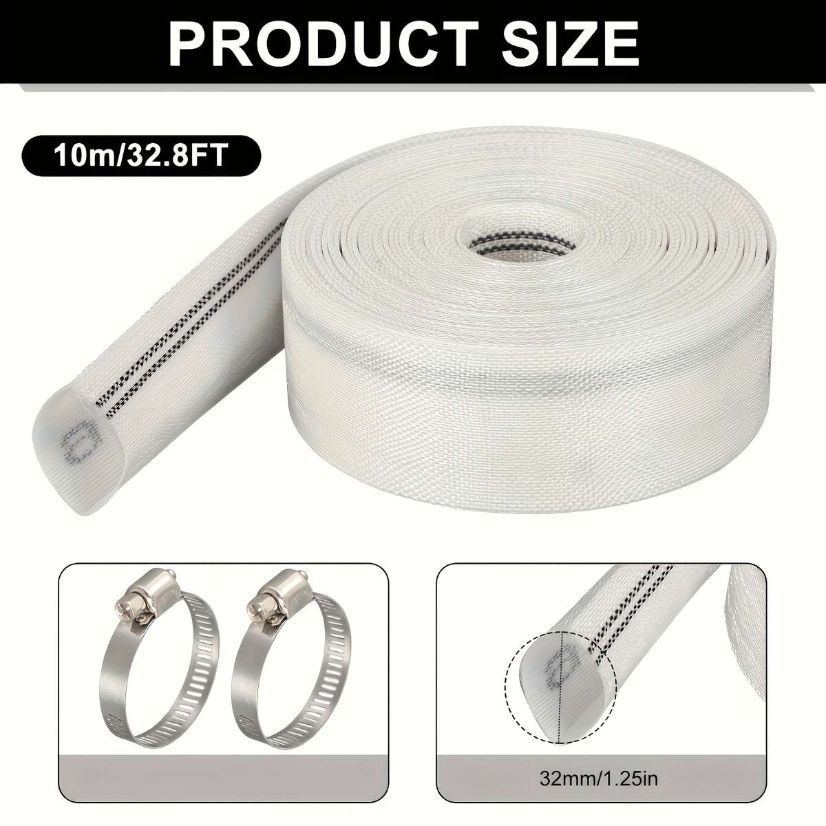 393 Inch Woven Hose Industrial