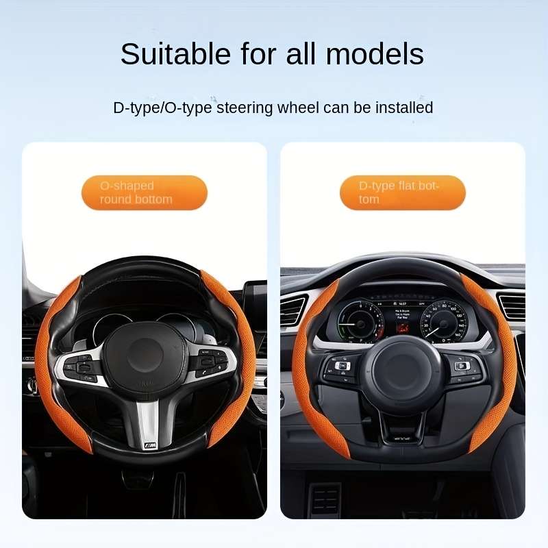 Car Steering Wheel Cover Coffee