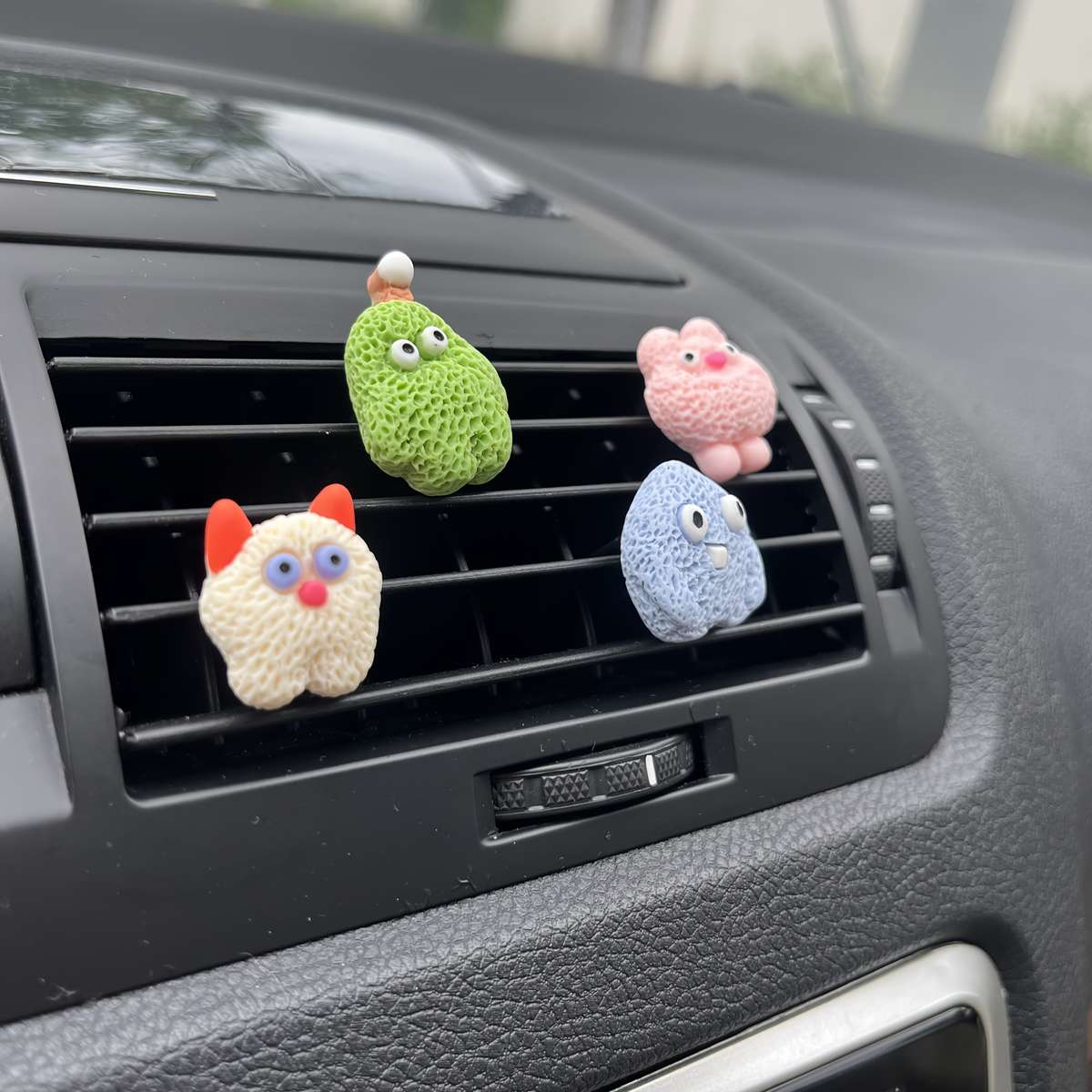 Car Interior Decor Style White 2Pcs