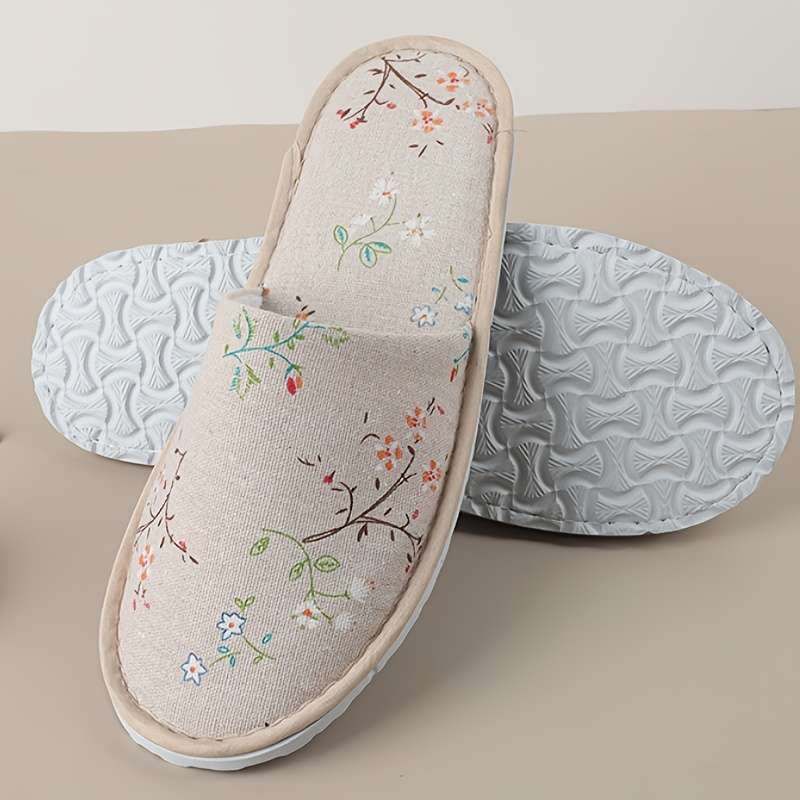 Cotton Slippers Color Floral  Sizeuk 8.5