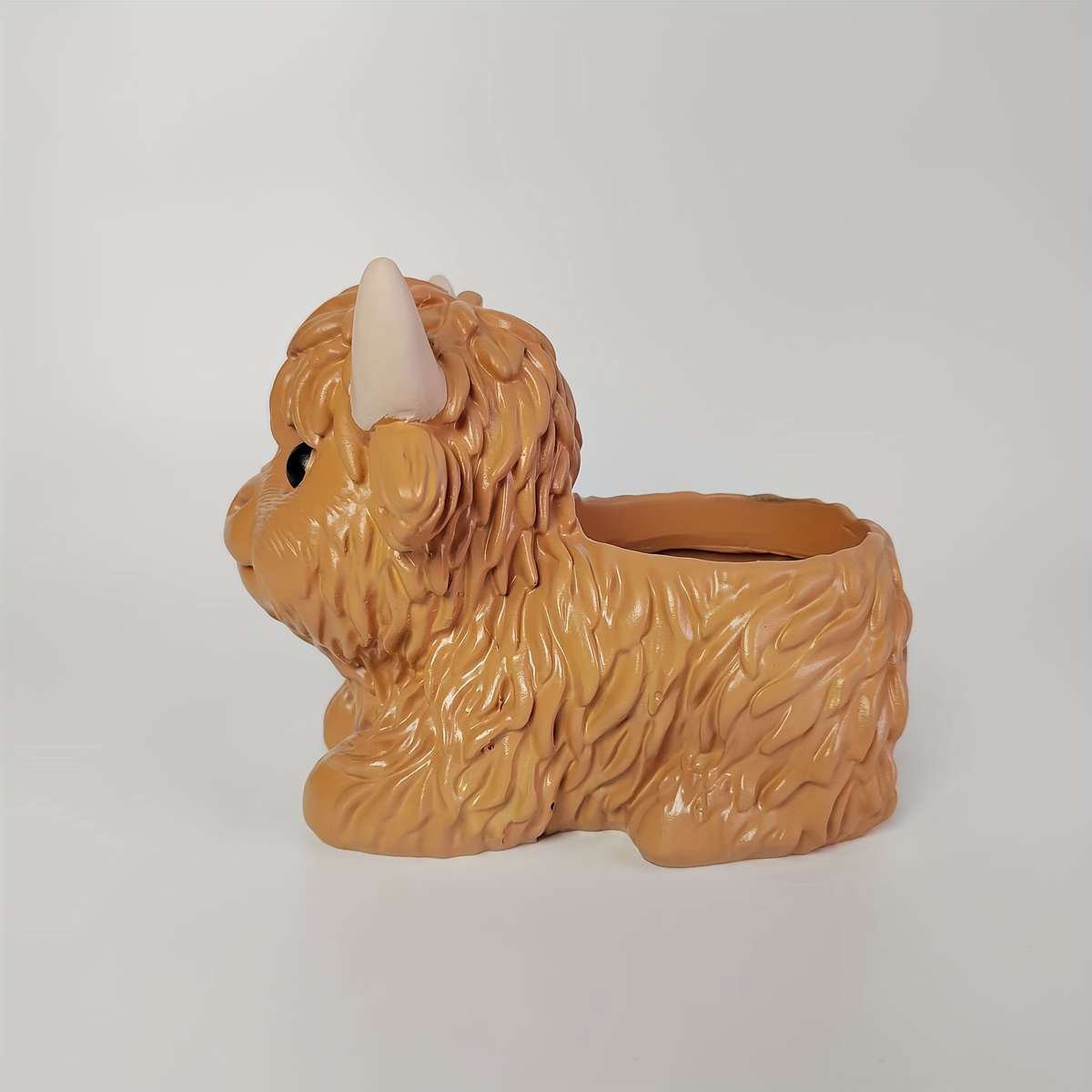 Flowerpot Model Coffee Color