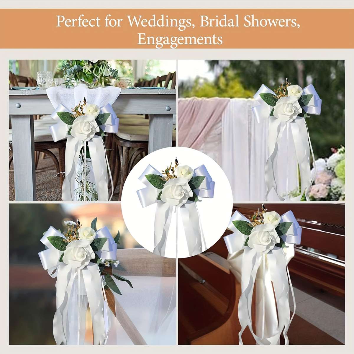 Wedding Supplies Color White 5Pcs