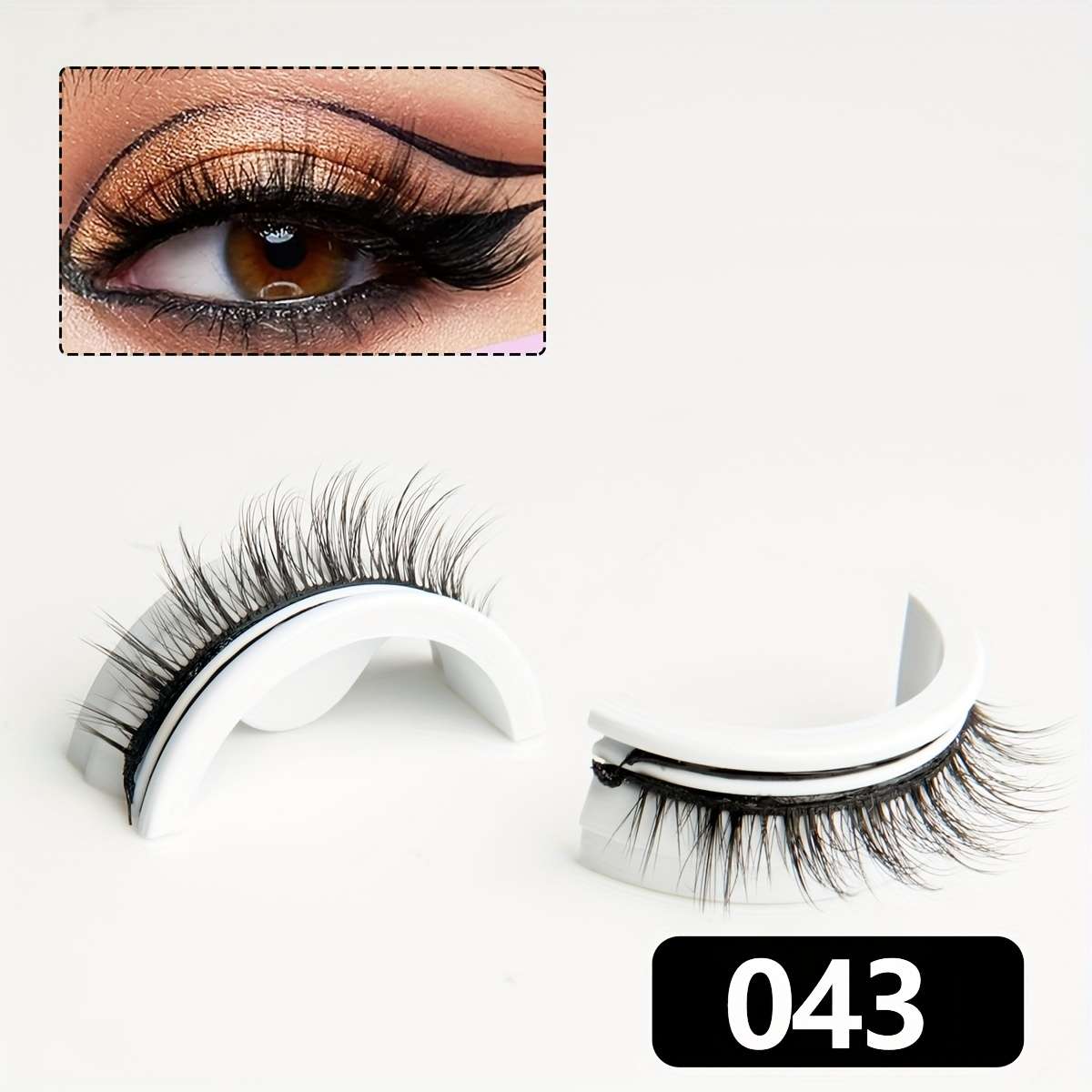 3 Pairs Natural Fluffy False Eyelashes Model 556