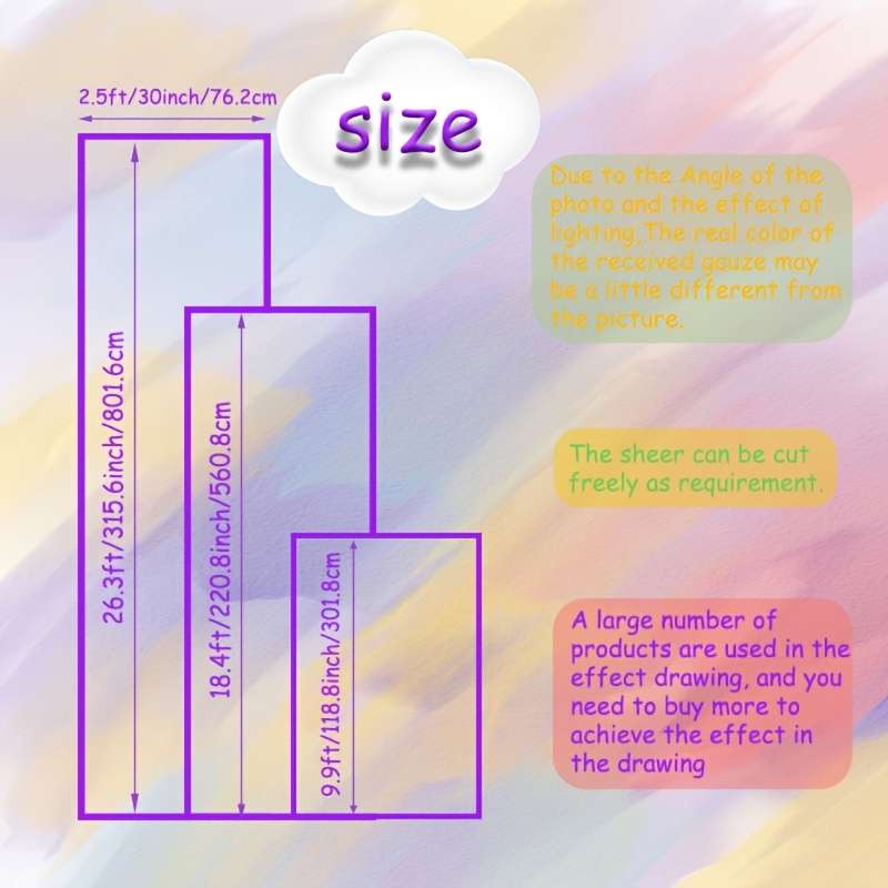 Wedding Supplies Size 18.4*2.5Ft 560.8*76.2Cm