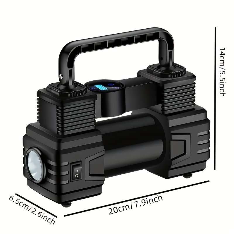 Professional Alloy Essential Powerful Compact Car Tire Inflator For Emergency