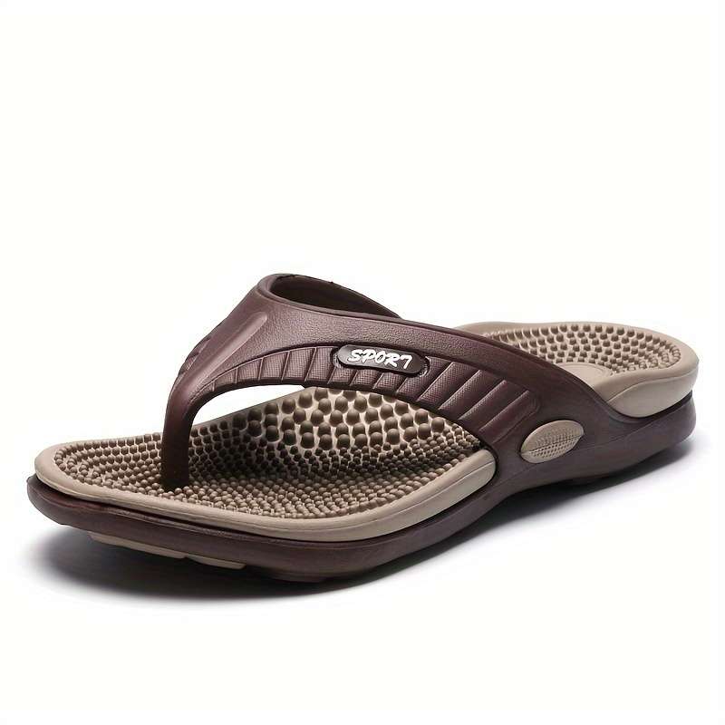 Men Slippers Summer Style Red Size Uk 7