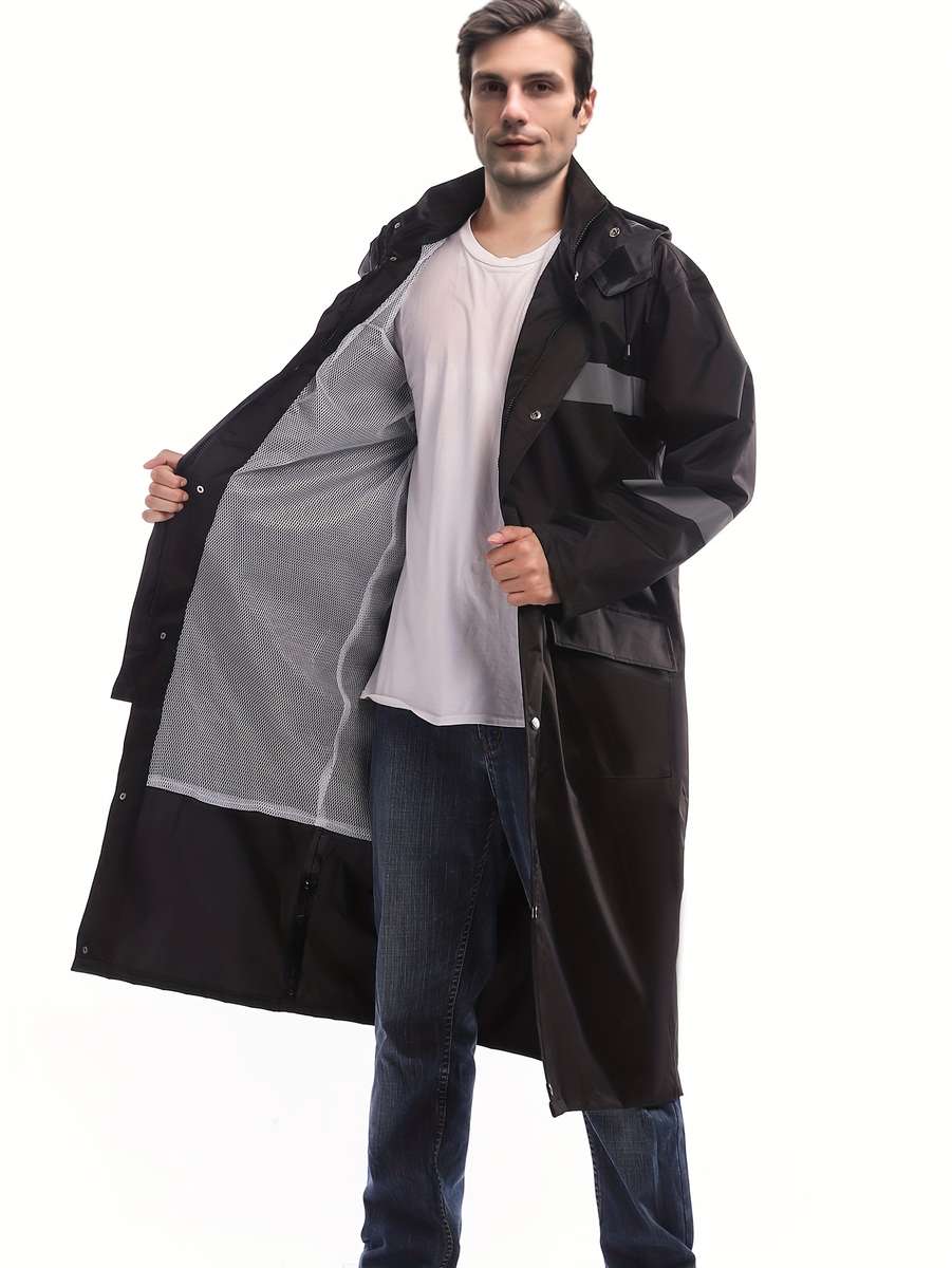 Raincoat Black Size Uk M