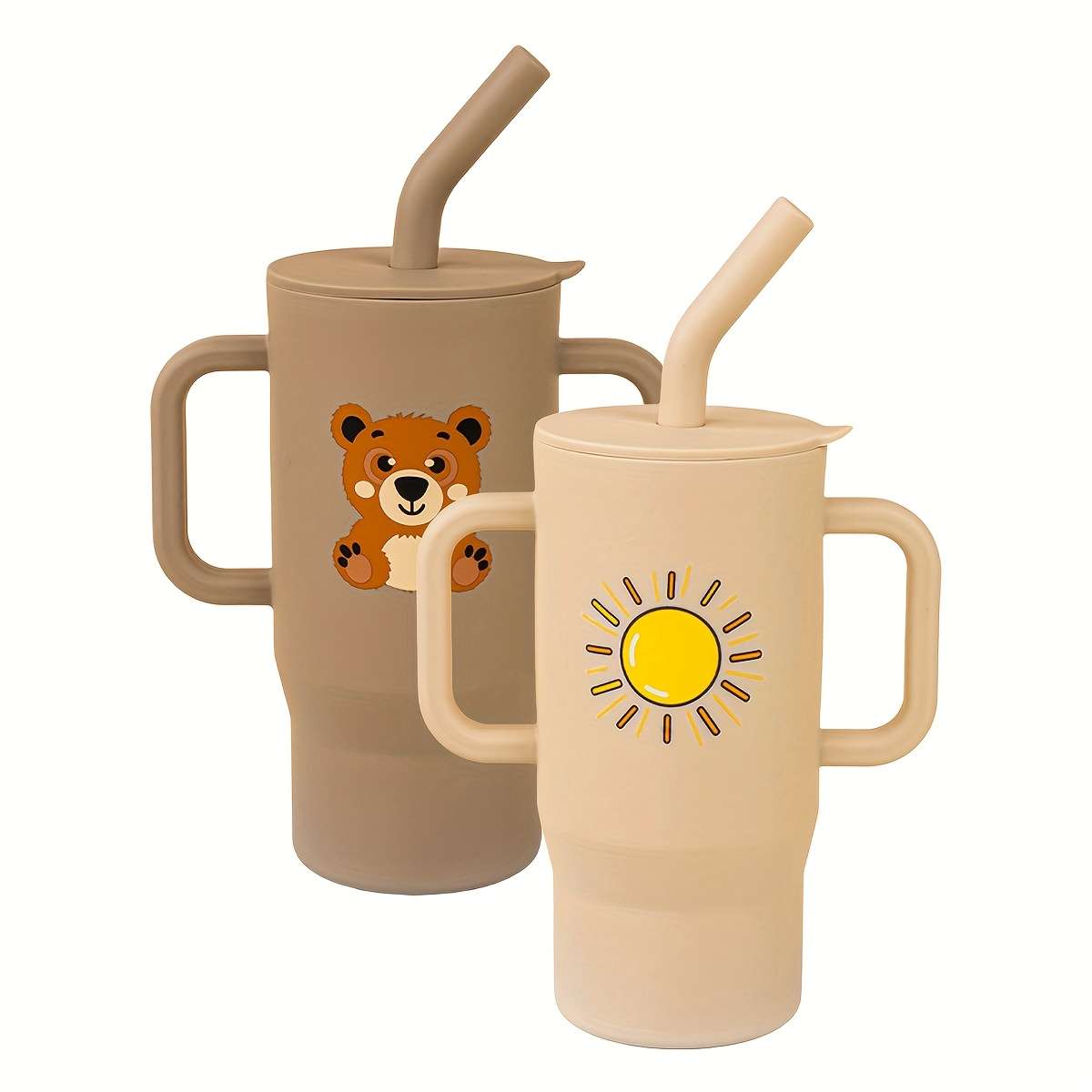 Water Cup Color Coffee Beige
