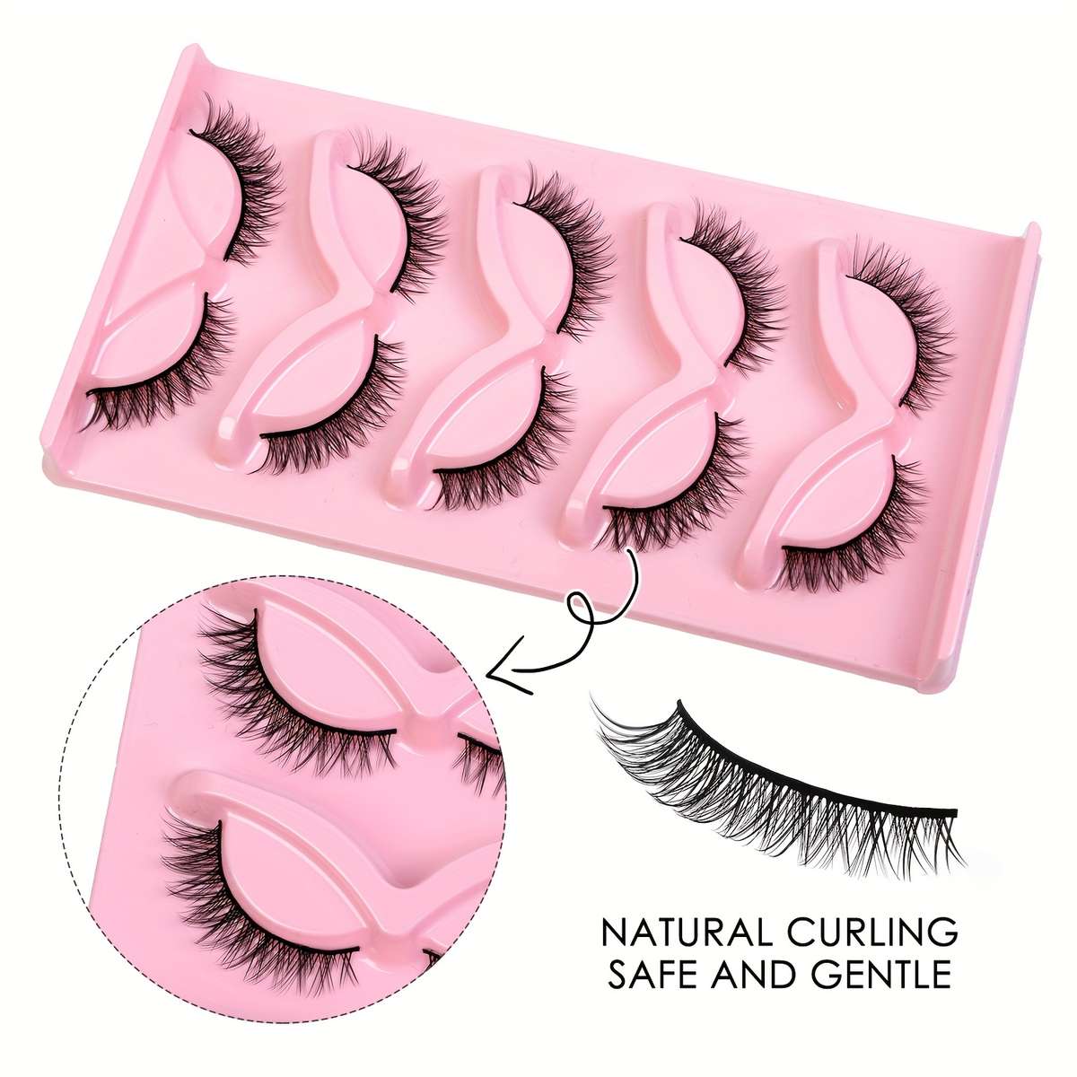 False Eyelashes Quantity 5Pairs H 1