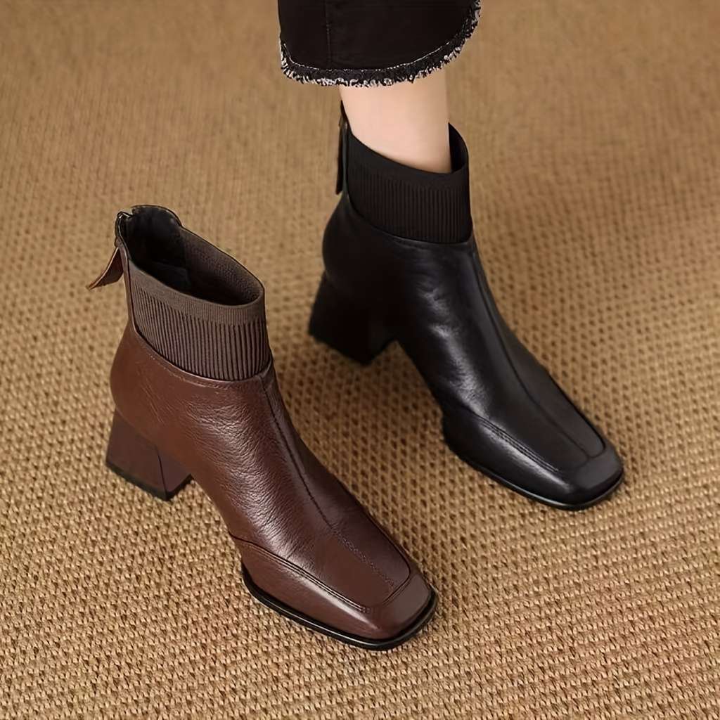 Women S High Heels Color Brown Plush Sizeuk 2.5