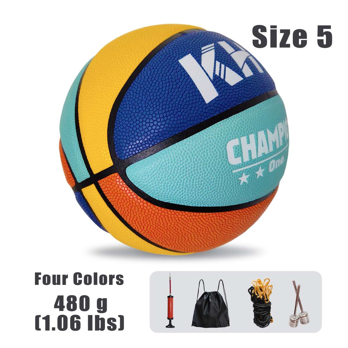 Basketball Color Yellow  Blue  Cyan  Orange