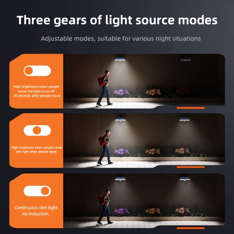 Solar Emergency Light With 7-Color LED Beads And Warm Light