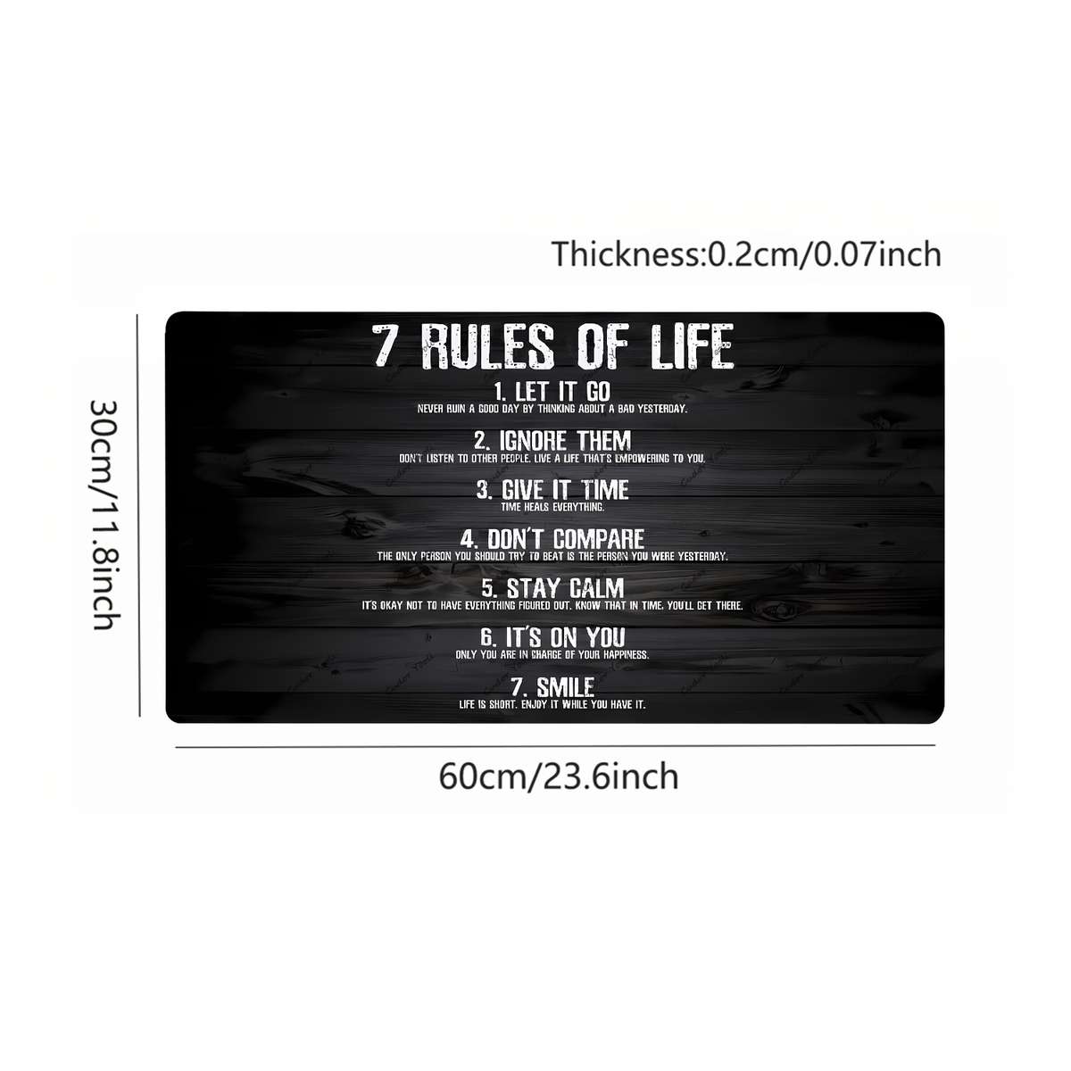 Mouse Pad Size 40X80Cm Is 15.75X31.5Inch