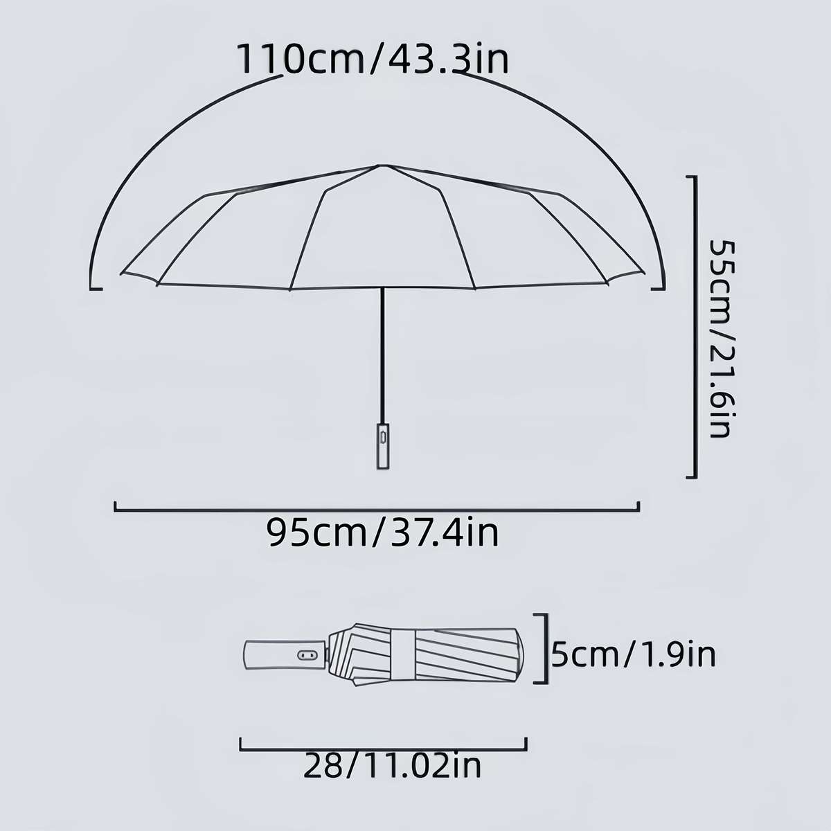 Umbrella Color Blackcurrant
