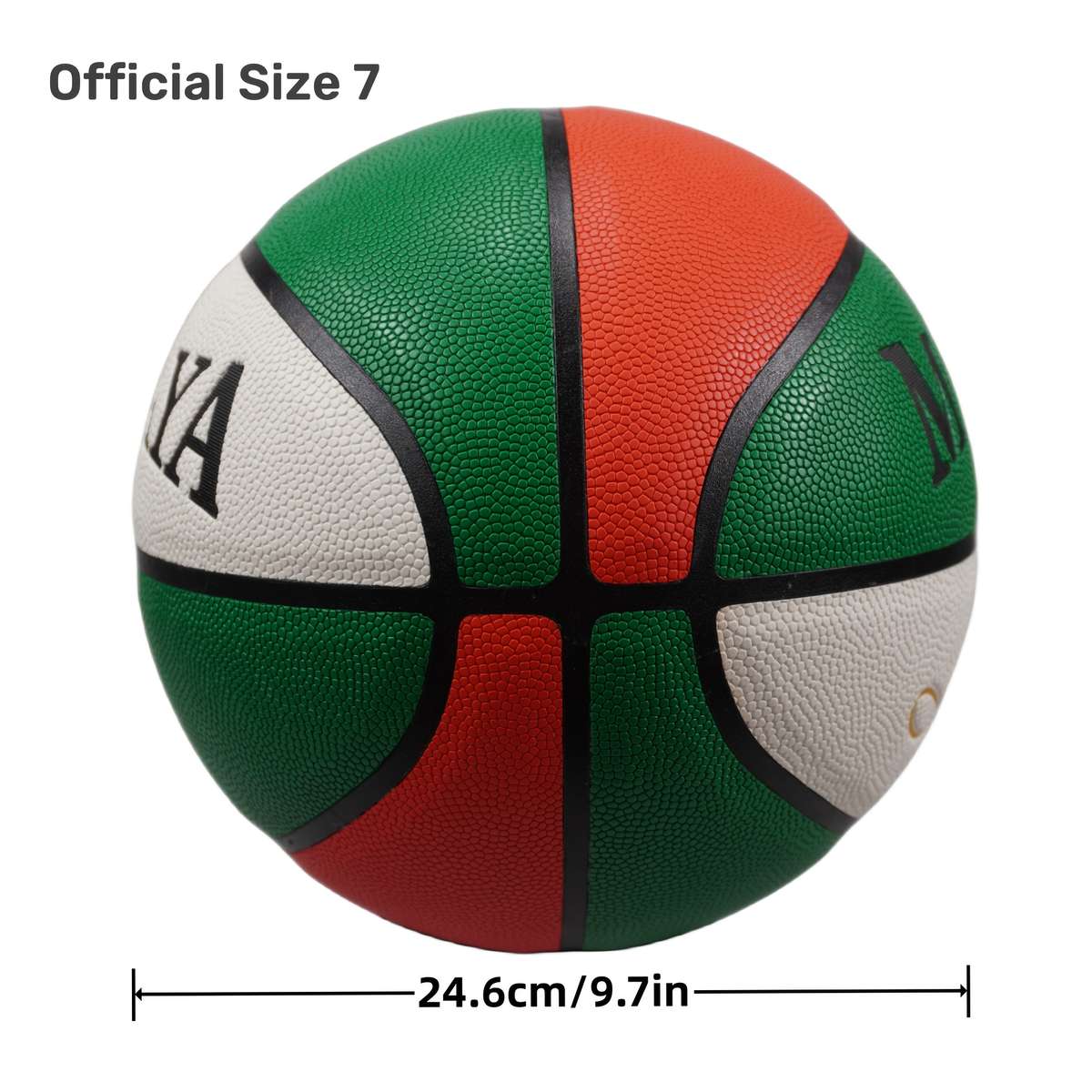 Basketball Color Green Sizeofficial Size 7